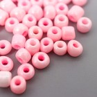 Бисер круглый 6/0 «Розовый», 20 г - Фото 2