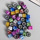 Клейкая лента пластик в банке «Блеск», набор 40 шт., 1.2 см×1 м, 7.5×8.5×8.5 см, МИКС - Фото 3