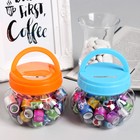 Клейкая лента пластик в банке «Блеск», набор 40 шт., 1.2 см×1 м, 7.5×8.5×8.5 см, МИКС - Фото 5