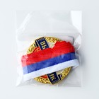 Медаль школьная на выпускной «Выпускник», на ленте, золото, металл, d=5 см - Фото 5