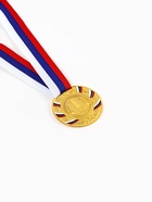 Медаль призовая «1 место» золотая 057, d=5 см, с лентой - Фото 4