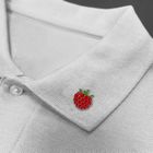 Открытка с брошью "Ягода-малина, приносящая счастье" - Фото 2