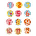 Топсы для скрапбукинга в наборе «Цифры», 9.5 × 15.5 см - Фото 2