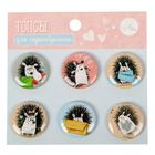 Топсы для скрапбукинга в наборе «Забавные ёжики», 9 × 9.5 см - Фото 1