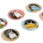 Топсы для скрапбукинга в наборе «Забавные ёжики», 9 × 9.5 см - Фото 3