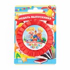 Медаль на ленте на выпускной «Выпускник детского сада», d=8 см - Фото 2