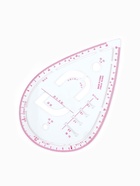 Лекало портновское метрическое «Капля», с проймой, 20.5×13.3 см, s=0.5 мм, прозрачное - Фото 3