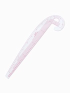 Лекало портновское метрическое «Бочок», с проймой, 47×12.5 см, s=0.5 мм, прозрачное - Фото 3