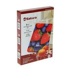 Весы кухонные Sakura SA-6075B, электронные, до 8 кг, рисунок "Ягоды" - Фото 6