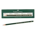 Карандаш художественный чёрнографитный Faber-Castel CASTELL® 9000 профессиональные 2B зелёный - фото 297860393