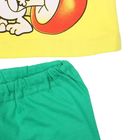 Комплект для мальчика (футболка, шорты) "Ежи", цвет жёлтый/зелёный, рост 98-104 (26) см - Фото 4