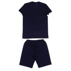 Костюм для мальчика (джемпер+шорты), рост 98-104 см, цвет тёмно-синий - Фото 6