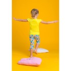 Пижама для девочки "Пончик", рост 98 (26) см, цвет лимонный - Фото 4