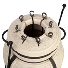 Тандыр «Сармат Охотник», h=73 см, d=50 см, 83.5 кг, 8 шампуров, кочерга, совок, керамика - Фото 4