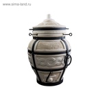 Тандыр «Сармат Есаул», h=82 см, d=54 см, 81 кг, 8 шампуров, кочерга, совок, керамика - Фото 3