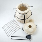 Тандыр «Скиф», h=90 см, d=64 см, 125 кг, с поворот. крышкой, 12 шампуров, кочерга, совок, колосник - Фото 14