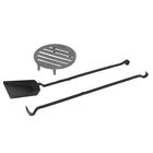 Тандыр «Скиф», h=90 см, d=64 см, 125 кг, с поворот. крышкой, 12 шампуров, кочерга, совок, колосник - Фото 7