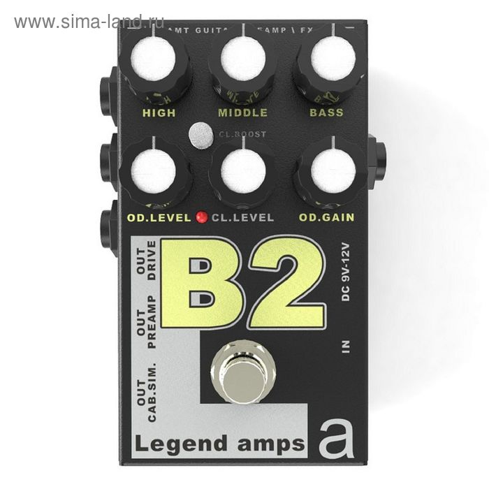 Двухканальный гитарный предусилитель AMT Electronics B-2 Legend Amps 2 - Фото 1