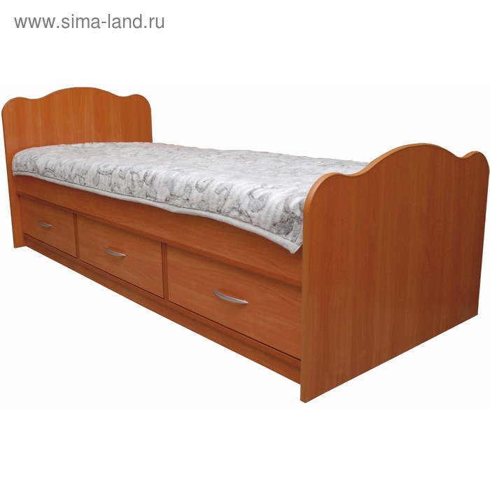 Кровать «Анюта 2», 900×1900 мм, цвет вишня