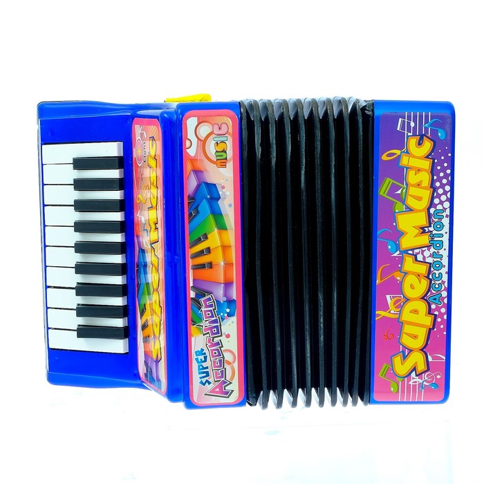 Музыкальная игрушка «Аккордеон», 10 мелодий, МИКС - фото 1890672497