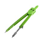 Циркуль металлический Calligrata, 120 мм, с колпачком, с запасным грифелем, в пластиковом пенале - Фото 4