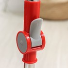 Набор для уборки: ведро на колёсиках с металлической центрифугой 15 л, швабра, запасная насадка из микрофибры, дозатор, цвет МИКС - Фото 12