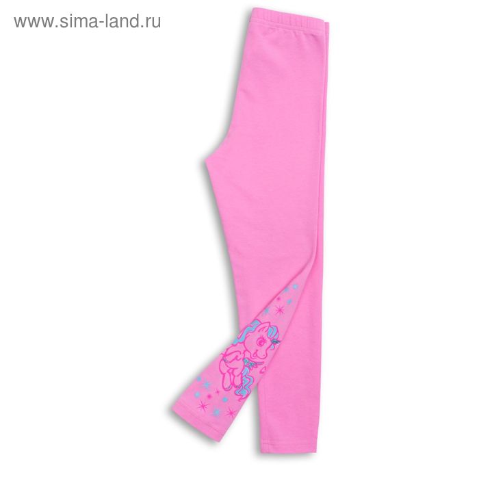 Брюки для девочек, рост 104 см, цвет розовый - Фото 1