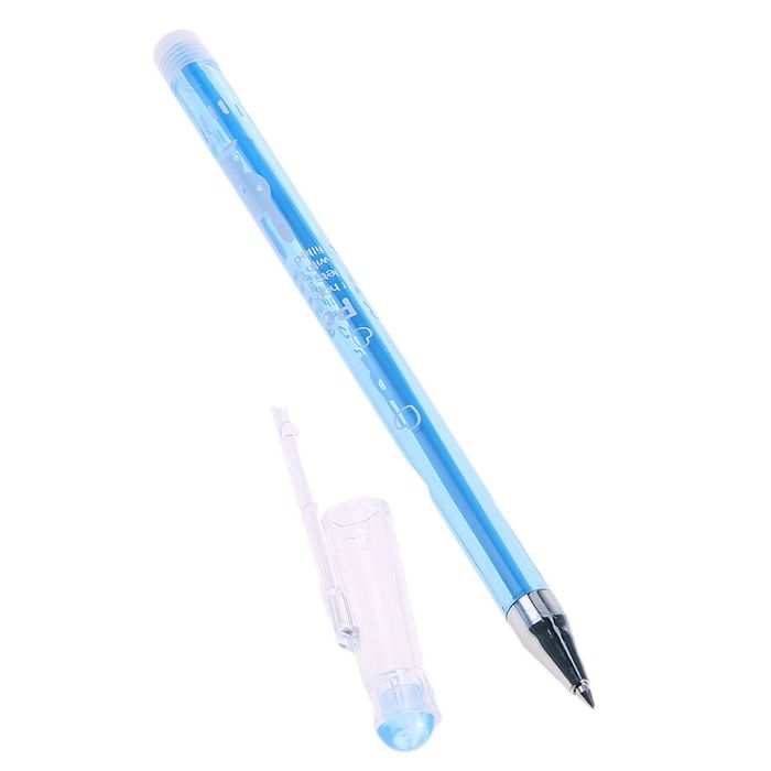 Ручка шариковая, 0.38 мм, стержень синий, игольчатый пишущий узел - Фото 1
