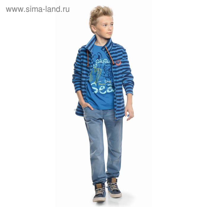 Куртка для мальчика, рост 164 см, цвет синий - Фото 1