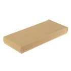 Коробка крафт из рифлёного картона, 35 х 16 х 3 см - Фото 1