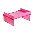 Столик-органайзер для детского автокресла TORSO, розовый, 35 х 50 см - фото 8311881