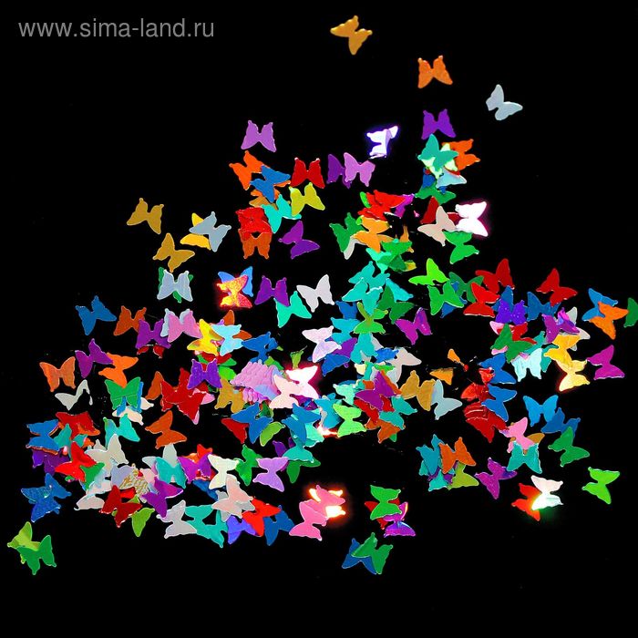 Камифубуки для декора ногтей "Бабочки", цвет МИКС - Фото 1