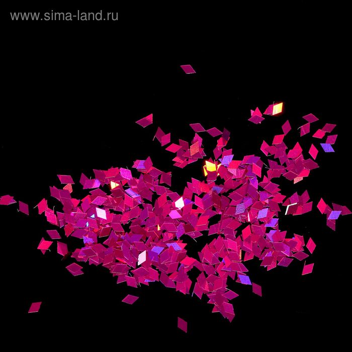 Камифубуки для декора ногтей "Ромбики", цвет фуксия - Фото 1