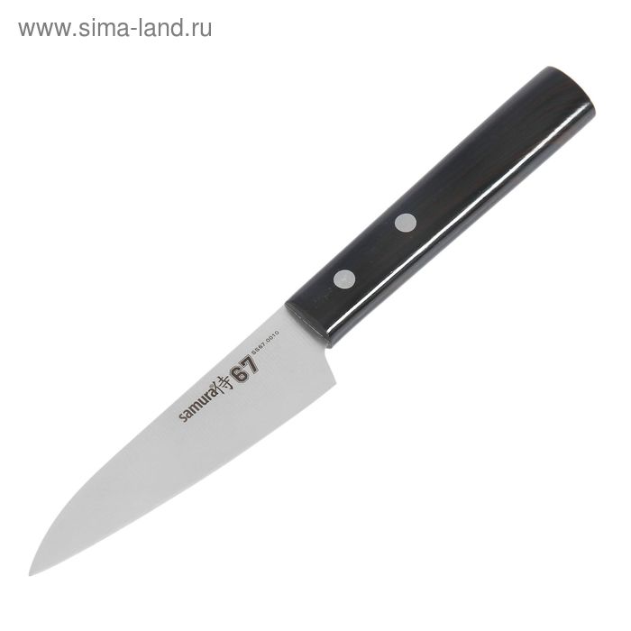 Нож кухонный "Samura 67" овощной, лезвие 98 мм - Фото 1