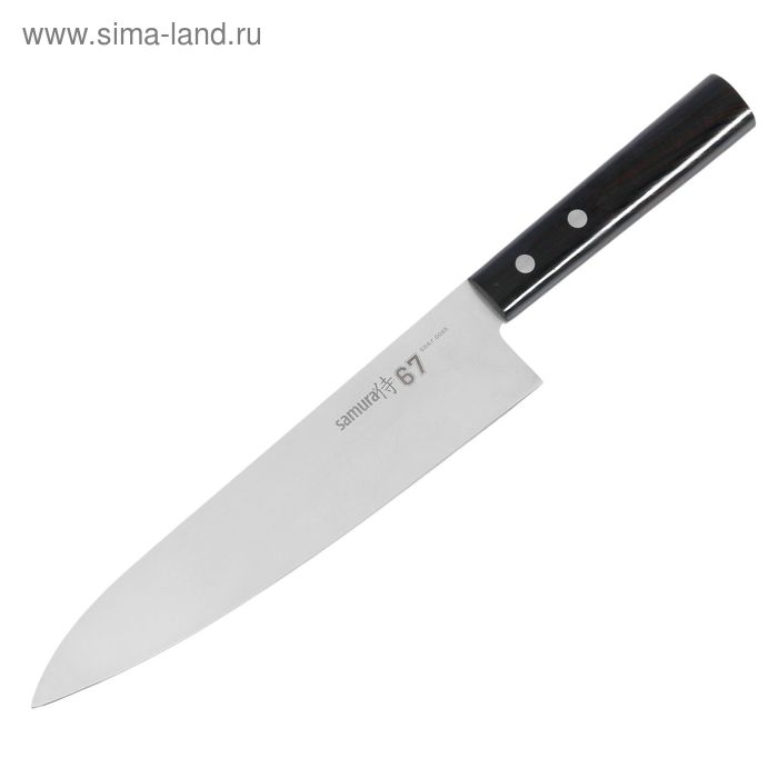 Нож кухонный "Samura 67" Шеф, лезвие 208 мм - Фото 1