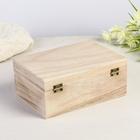 Шкатулка для росписи дерево «Тайник», для творчества, декора, 17×12×7.5 см - Фото 3