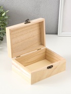 Шкатулка для росписи дерево «Тайник», для творчества, декора, 17×12×7.5 см - Фото 6