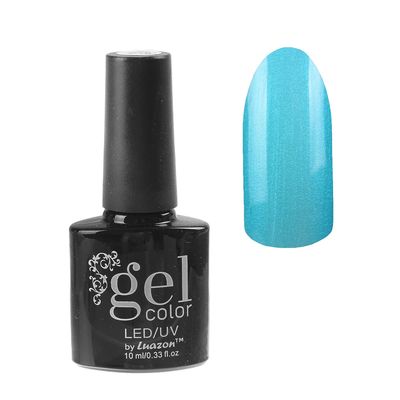 Гель-лак для ногтей трёхфазный LED/UV, 10мл, цвет 009 голубой жемчужный
