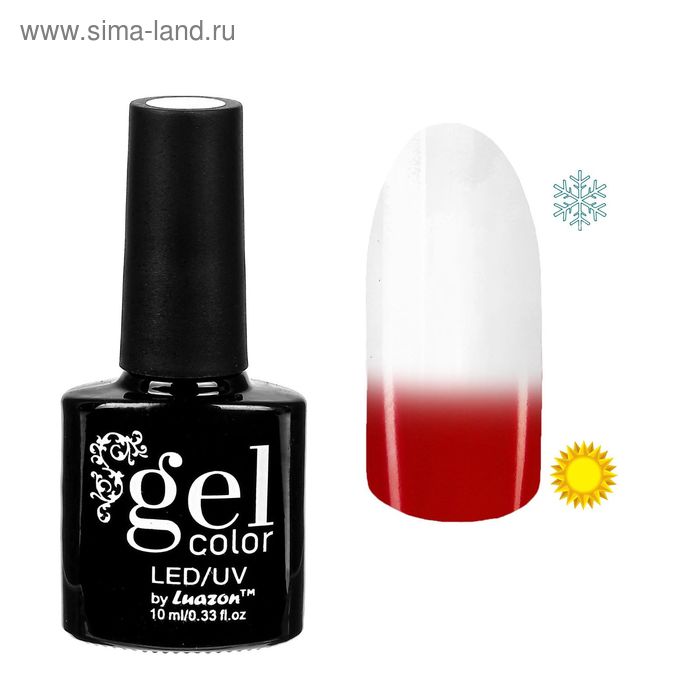 УЦЕНКА Топ-термо LED/UV 10 мл 4-012 красный - Фото 1