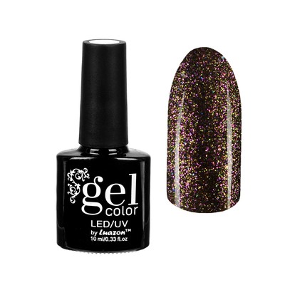 Гель-лак для ногтей "Хамелеон", трёхфазный LED/UV, для чёрной основы, 10мл, цвет 016 коричневый