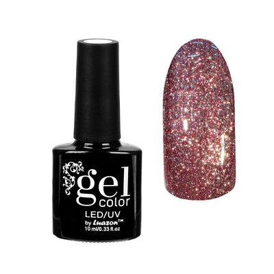 Гель-лак для ногтей "Сверкающая платина", трёхфазный LED/UV, 10мл, цвет 003 бордовый