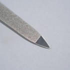 Пилка металлическая для ногтей, с колпачком, 10,5 см, цвет МИКС - Фото 2