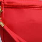 Сумка женская Кэрэл, отдел на молнии, наружный карман, с ручкой, длинный ремень, цвет красный - Фото 4