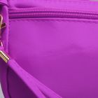 Сумка женская, отдел на молнии, наружный карман, с ручкой, длинный ремень, цвет фиолетовый - Фото 4