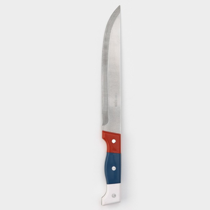 Нож кухонный Доляна «Триколор», лезвие 23 см - Фото 1