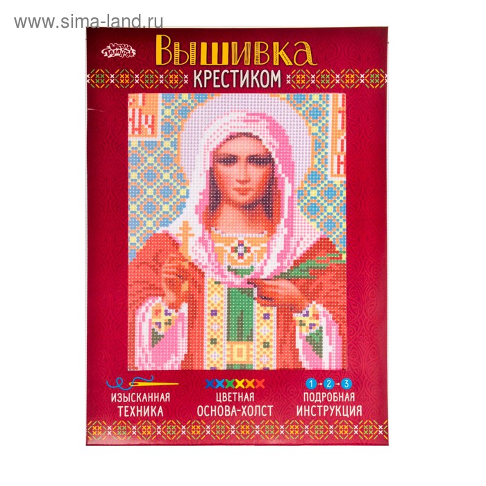 Набор для вышивания крестиком "Святая Мученица Татьяна" размер основы 21,5*29 см - Фото 1