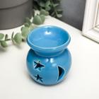 Аромалампа для эфирных масел «Луна и звёзды», 6.5×6.5×7 см, МИКС - Фото 2