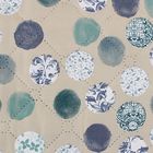 Покрывало ПРЕМИУМ рис 80-1 горох/полоска 240х205 см, микро-сатин 95 г/м2 - Фото 2