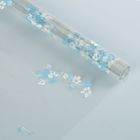 Пленка для цветов "Анютины глазки" 700 мм  х 6 м, 40 мкм, бело-голубая - Фото 1