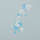 Пленка для цветов "Анютины глазки" 700 мм  х 6 м, 40 мкм, бело-голубая - Фото 2